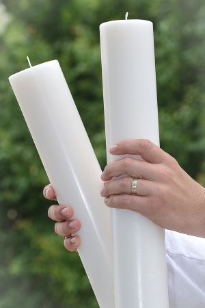 Lumanare cilindru diametru de 7cm, inaltime de 140cm – alb